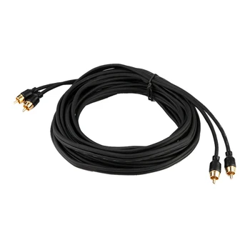 5-метровый автоматический мобильный кабель Hitam RCA Sinyal Audio Kabel Ultra Fleksibel