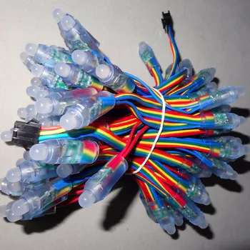 DC5V 50 узлов/нитей RGB-дамп-узлов, класс защиты IP68; 24 Вт; цветные провода